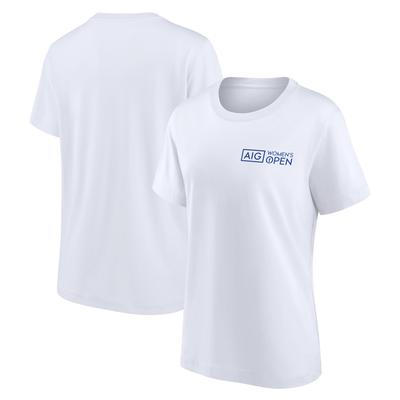 AIG Womens Open Small Logo T-Shirt - Weiß - Damen Image