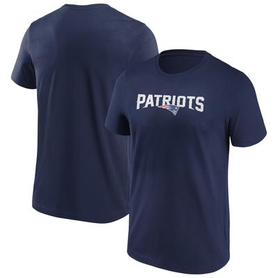 New England Patriots T-Shirt in Primärfarbe mit Wortmarke - Herren Image