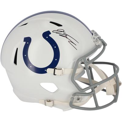 Jonathan Taylor Indianapolis Colts signierter Riddell Speed-Replika-Helm Image