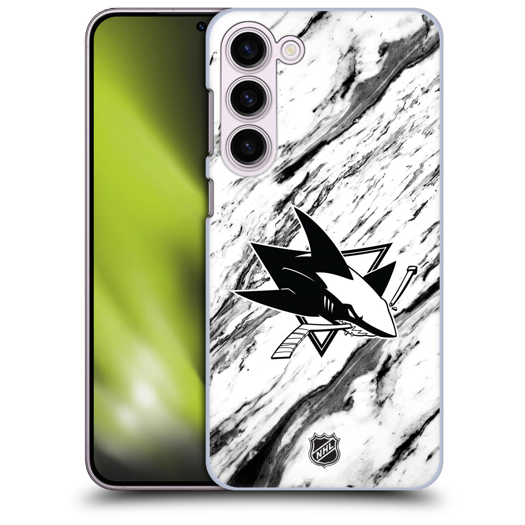 San Jose Sharks NHL Marble Pattern Grafik Phone Case - Samsung Image