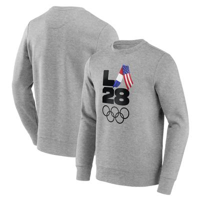 Kapuzenpullover mit Grafik „Phrygisches Maskottchen“ für die Olympischen Spiele 2024 Paris x LA28 mit Flaggenübergabe – Damen Image