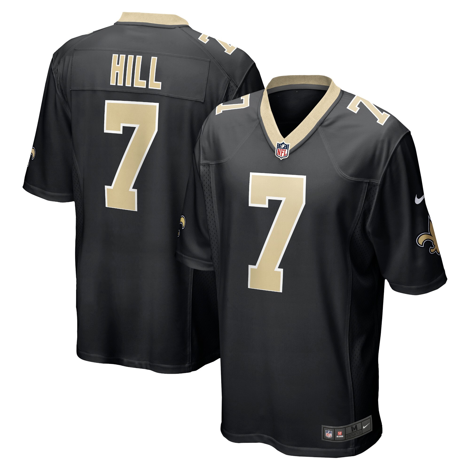 New Orleans Saints Nike Game Heimtrikot - Schwarz - Taysom Hill - Herren Image