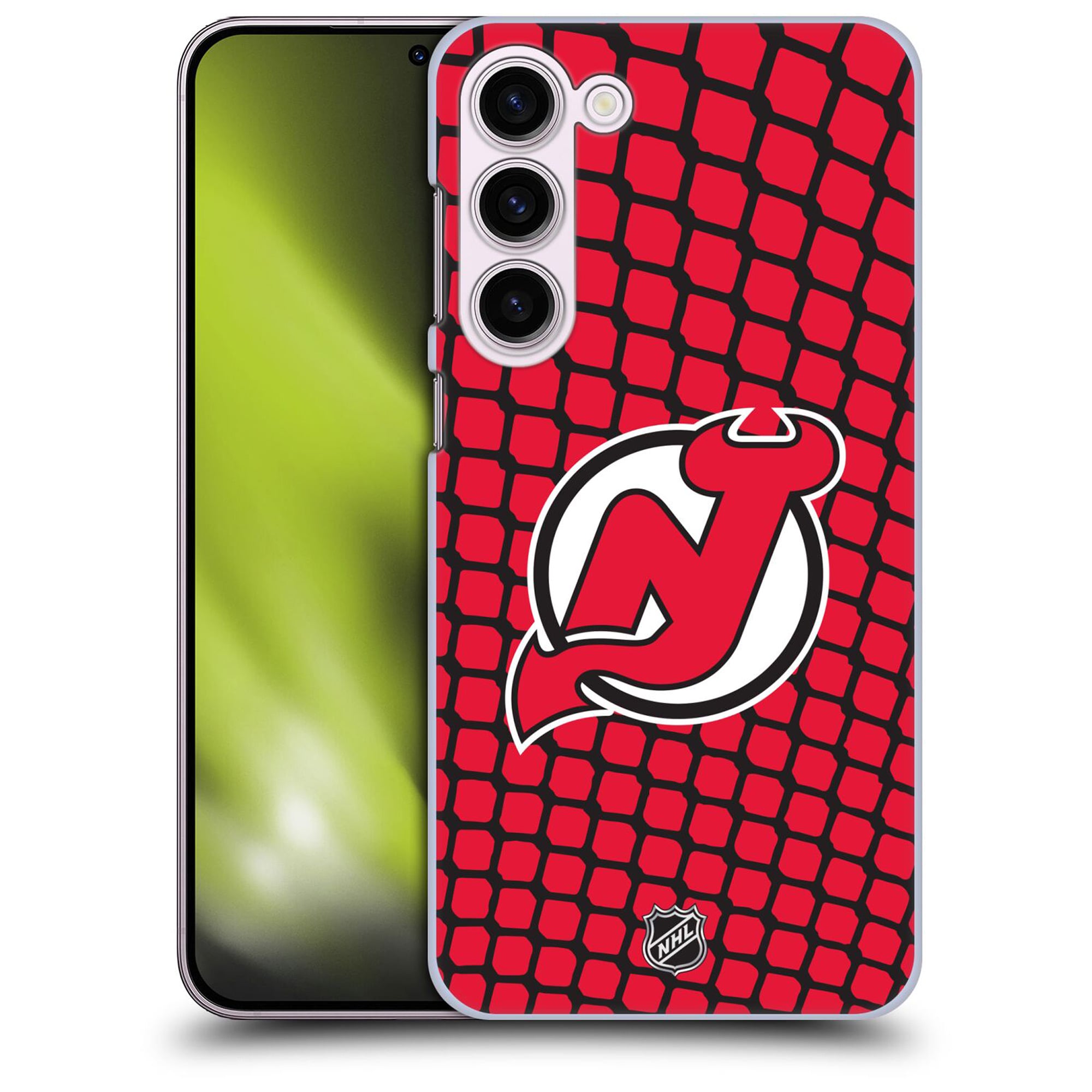 Coque New Jersey Devils NHL Net Pattern Graphique Phone Case - Samsung - No Gender Taille: S23 5G