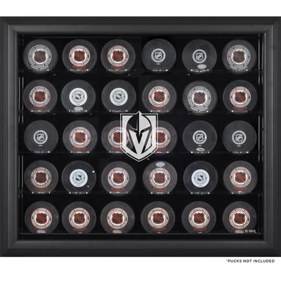 Vegas Golden Knights Vitrine für 30 Pucks, schwarz Image