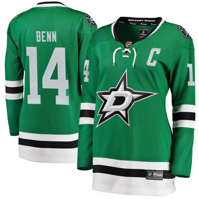 Grünes Jamie Benn Fanatics-Heimtrikot für Breakaway-Spielerinnen Image