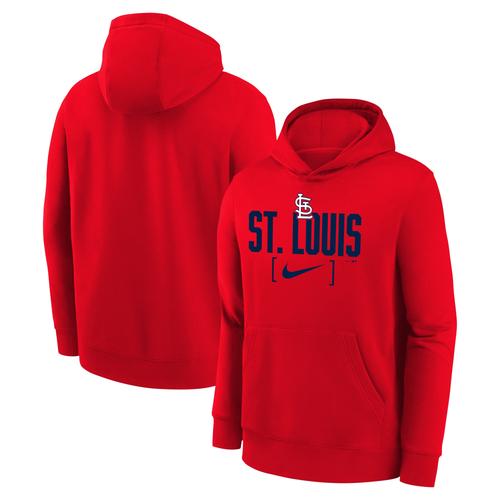 St. Louis Cardinals Club Fleece Club Stack Kapuzenpullover – Rot – Jugend