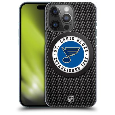 St. Louis Blues NHL Puck Texture Grafik Phone Case - iPhone Image