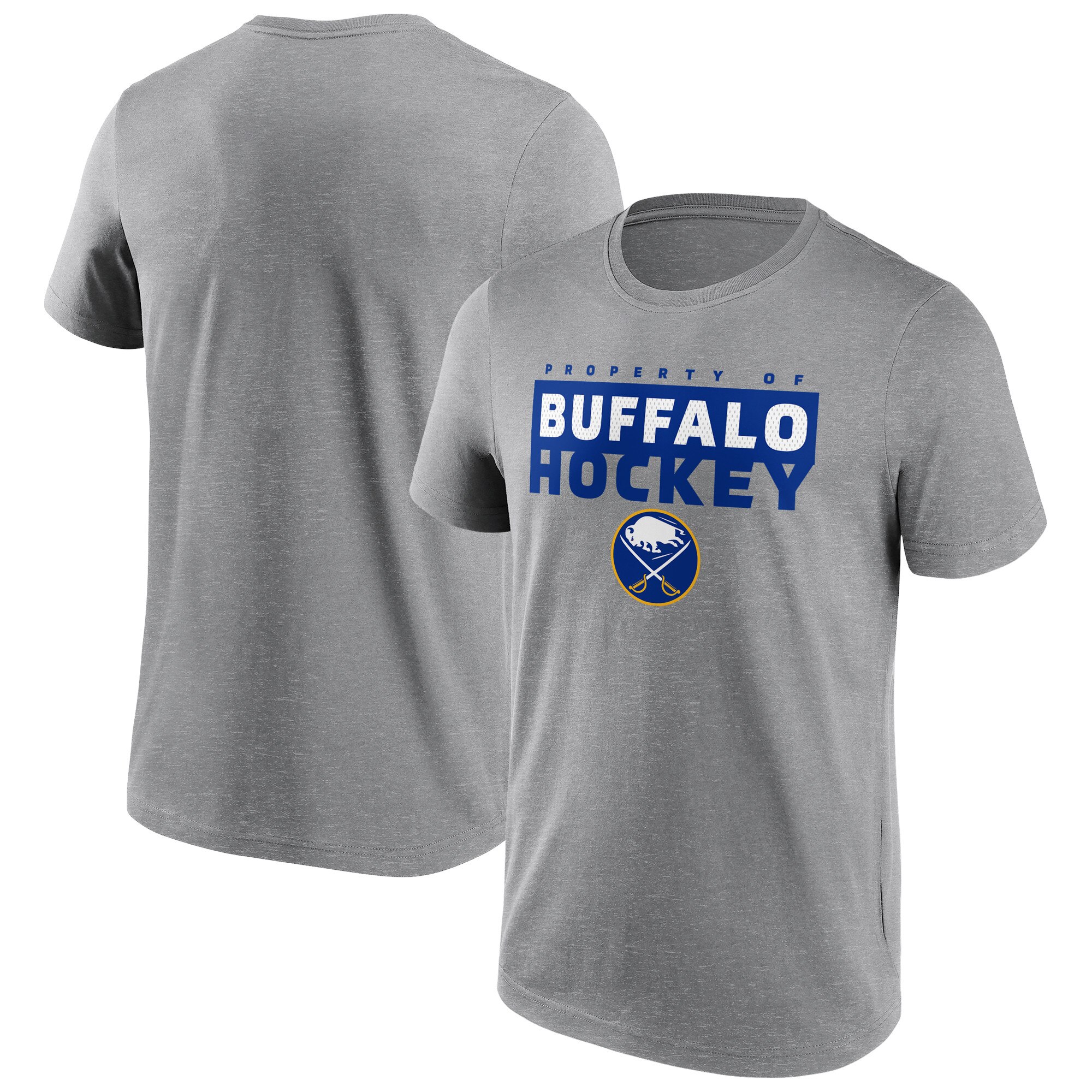Buffalo Sabres Fanatics Branded Gain Ground T-Shirt - Sportgrau - Herren Image