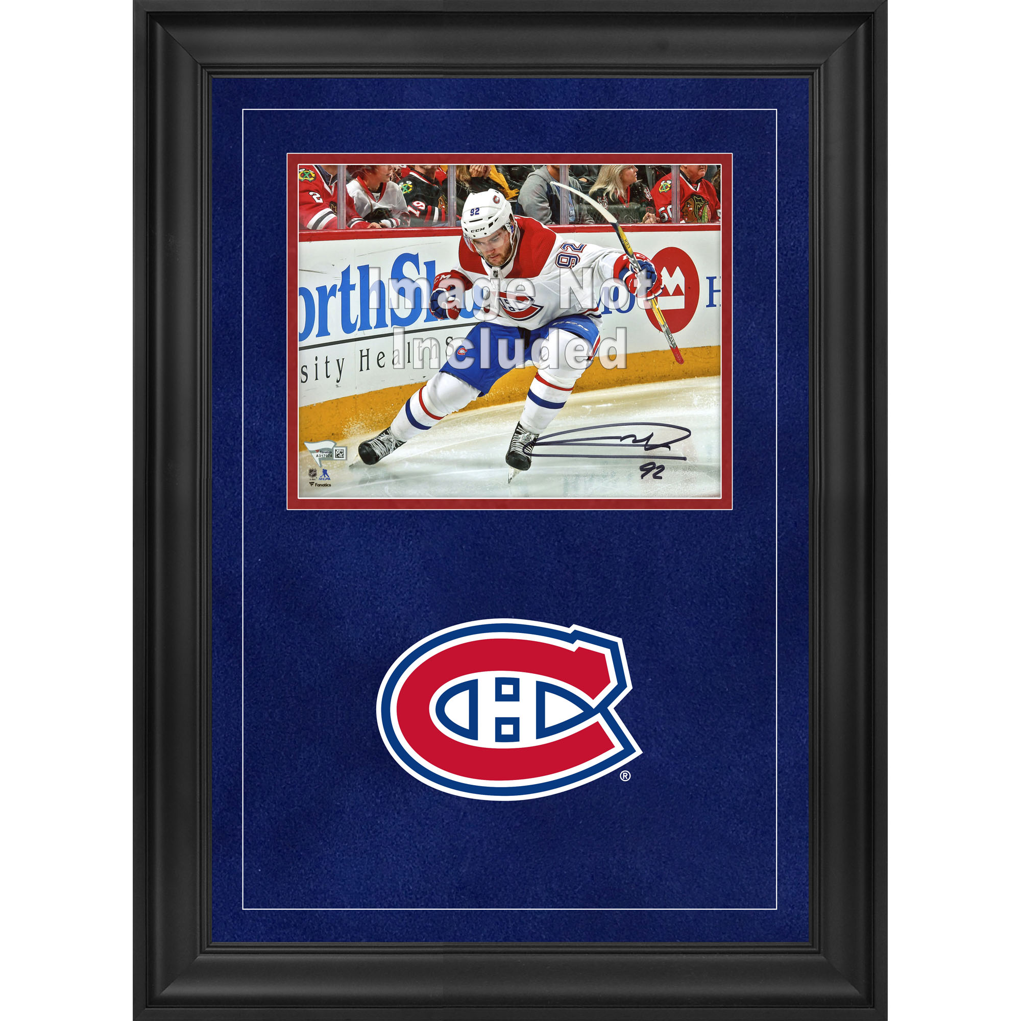 Montreal Canadiens Deluxe-Fotorahmen im Querformat, 20,3 x 25,4 cm, mit Team-Logo Image