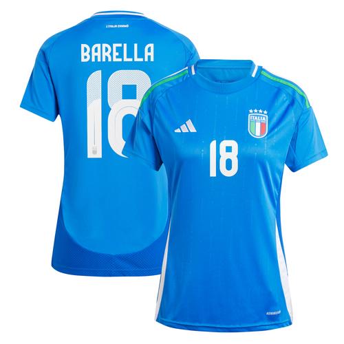 Italien 24 adidas Heimtrikot - Damen mit Aufdruck Barella 18