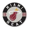 Miami Heat Round Enamel Pin Badge