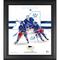 Gerahmte 15 x 17 Zoll große Franchise Foundations-Collage der New York Rangers mit einem Stück eines beim Spiel verwendeten Pucks – limitierte Auflage von 212 Stück