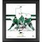 Gerahmte Franchise Foundations-Collage der Dallas Stars, 15 x 17 Zoll, mit einem Stück eines beim Spiel verwendeten Pucks – limitierte Auflage von 469 Stück