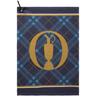 The Open Border Woven Towel - Navy