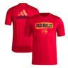 Men's adidas Red New York Bulls Local Pop AEROREADY T-Shirt