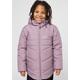 Outdoorjacke JACK WOLFSKIN "SOLYD INS COAT G", Kinder, Gr. 140, lila (wild, blossom), Hauptmaterial: 100% Polyester; Futter: 100% Polyester (recycled); Füllung: 100% Polyester (recycled), Jacken