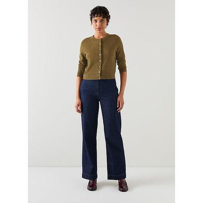 Connie Olive Wide Placket Cardigan, Olive