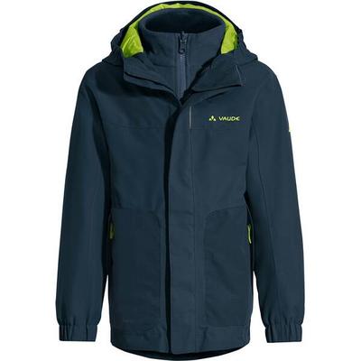 VAUDE Kinder Campfire 3in1 Jacket IV, Größe 104 in Blau