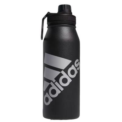 Adidas Other | Adidas Steel Metal Bottle 1l | Color: Black/Gray | Size: Os