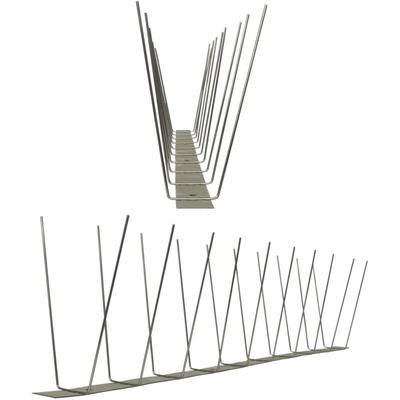 10 Meter (20 x 0,5m) Taubenspikes 2-reihig auf V2A-Standard - hochwertige Lösung für Vogelabwehr