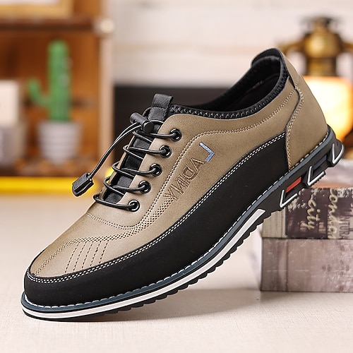 Lässige Herren-Sneaker zum Schnüren mit bequemer Sohle, atmungsaktives Design für den Alltag, ideal für Outdoor-Aktivitäten und urbanen Style Image