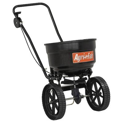 AGRI-FAB 45-0566 50 lbs Cap Broadcast Push Spreader For Fertilizer, Grass Seed