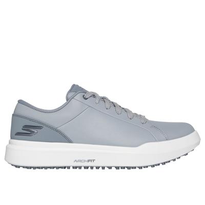 Skechers Men's Relaxed Fit: GO GOLF Drive 6 Shoes | Size 9.5 | Gray | Leather/Synthetic | Arch Fit