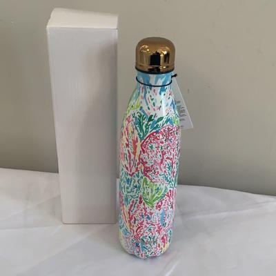 Lilly Pulitzer Other | Lilly Pulitzer For S'well 25 Oz Bottle - Let’s Cha Cha - New | Color: Blue/Pink | Size: 25 Oz.