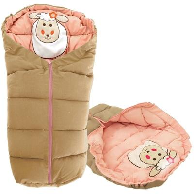 Babyfusssack 4IN1 sheep beige-pink