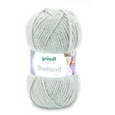 Wolle Shetland 100 g moos melange 100 g Handarbeit - Gründl