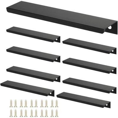 Jn.songs - 10pcs Versteckter Schrankgriffe,Schrank Unsichtbarer Möbelgriff aus Aluminiumlegierung, Image