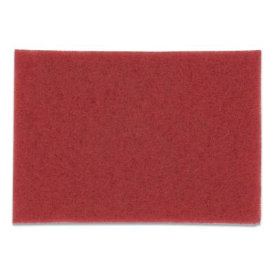 3M 59258 Low-Speed Buffer Floor Pads 5100, 20 x 14, Red, 10/Carton - Case of 10