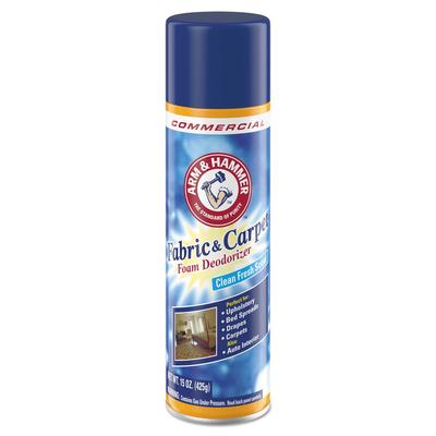 Arm & Hammer® 3320000514EA Fabric and Carpet Foam Deodorizer, Fresh Scent, 15 oz Aerosol CDC3320000514EA