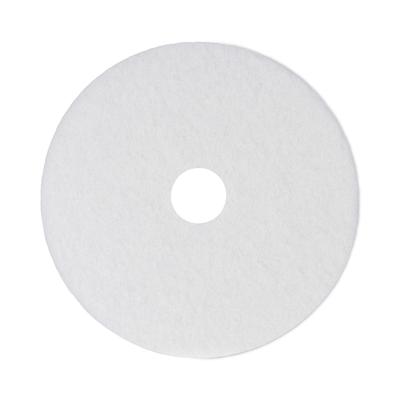 Boardwalk 4014WHI Polishing Floor Pads, 14" Diameter, White, 5/Carton - Case of 5