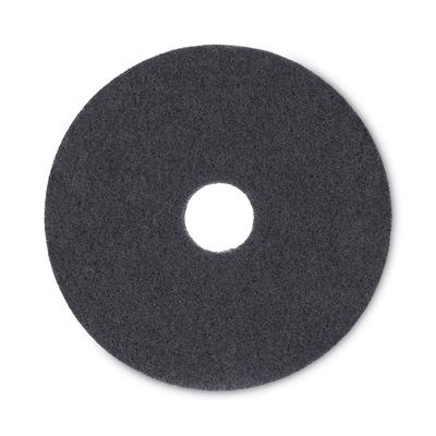 Boardwalk 54595 Stripping Floor Pads, 16" Diameter, Black, 5/Carton - Case of 5