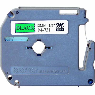 Brother M-731 M Series Tape Cartridge for P-Touch Labelers, 0.47