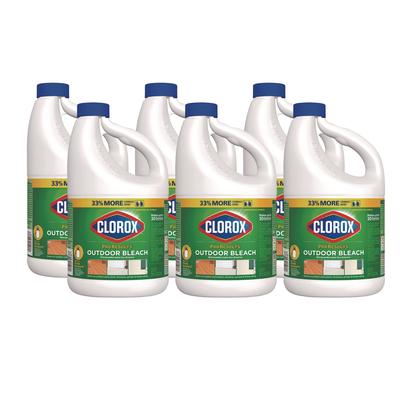 Clorox 32438 Outdoor Bleach, 81 oz Bottle, 6/Carton - Case of 6 CLO32438