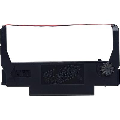 Epson ERC38BRBX Fabric Ribbon, 3, 000, 000 Character Yield, 10/BX, Black/Red - Box of 10
