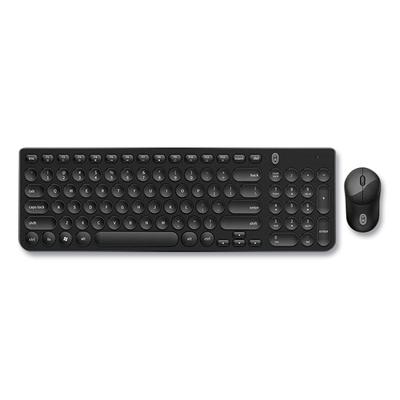 Centon Electronics ROBB3WBK Pro Wireless Keyboard & Optical Mouse Combo, 2.4 GHz Frequency, Black