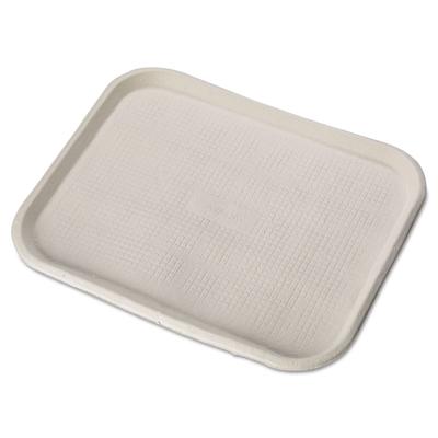 Chinet 20804CT Savaday Molded Fiber Food Trays, 14 x 18, White, Rectangular, 100/Carton - Case of 100