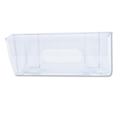 Deflecto 50101 Magnetic DocuPocket Wall File, Legal, 15 x 3 x 6 3/8, Clear