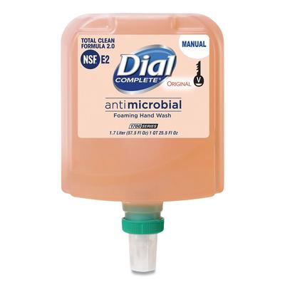 Dial Professional 19723 Antibacterial Foaming Hand Wash Refill for Dial 1700 V Dispenser, Original, 1.7 L, 3/Carton - Case of 3 DIA19723