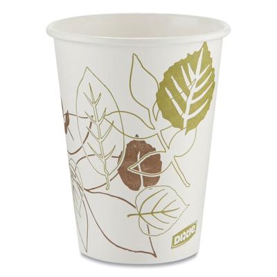 Dixie 2342PATH Pathways Paper Hot Cups, 12oz, 50/Pack - Pack of 50