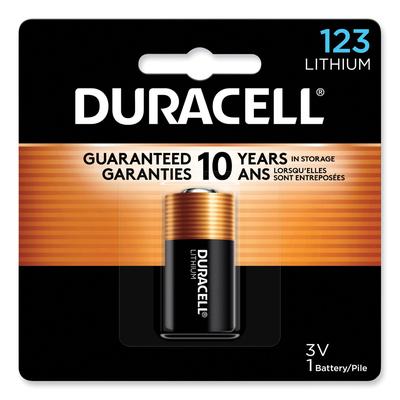 Duracell DL123ABPK Specialty High-Power Lithium Battery, 123, 3V