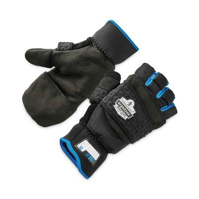 Ergodyne 17345 ProFlex 816 Thermal Flip-Top Gloves, Black, X-Large, Pair, Ships in 1-3 Business Days - 1 Pair