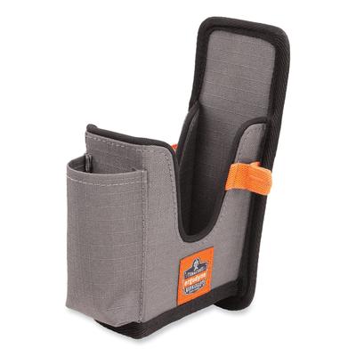 Ergodyne 19182 Squids 5541 Handheld Barcode Scanner Holster w/Belt Clip, 2 Comp, 2.75 x 3.5 x 7.3, Polyester,Gray,Ships in 1-3 Business Days