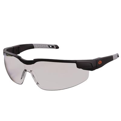 Ergodyne 50068 Skullerz DELLENGER Anti-Scratch/Enhanced Anti-Fog Safety Glasses w/Adj Temples, Black Frame, Poly Lens, Ships in 1-3 Bus Days