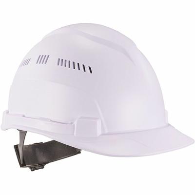 Ergodyne 60223 Skullerz 8966 Class C Lightweight Cap-Style Hard Hat, Adjustable Venting, 6-pt Rachet Suspension, White,Ships in 1-3 Bus Days