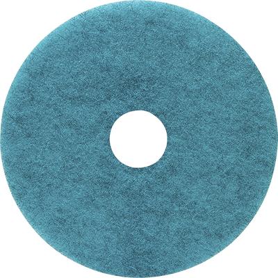 Genuine Joe 18396 17" Burnish Floor Pad, 5/Carton, Blue - Case of 5