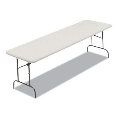 Iceberg 65333 IndestrucTables Too 600 Series Folding Table, Rectangular Top, 600 lb Capacity, 96 x 30 x 29, Platinum